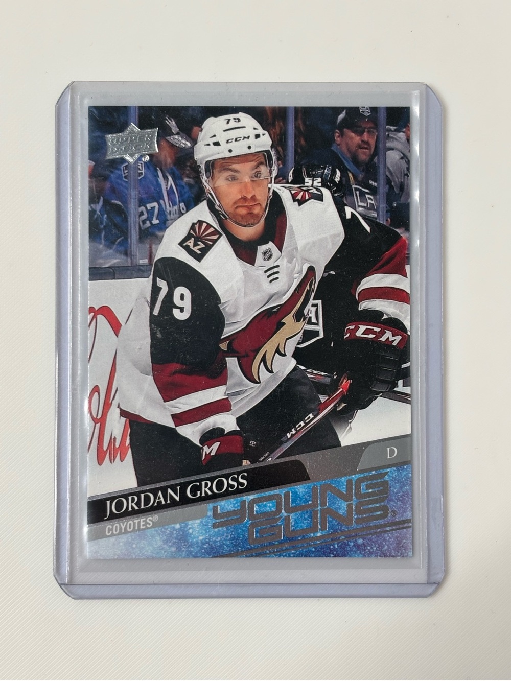 Jordan Gross 2020-21 Upper Deck Young Guns #466 Rookie RC Arizona Coyotes 🏒